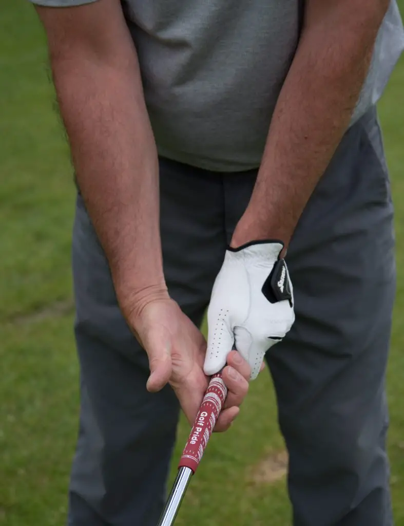 golf, correct, grip