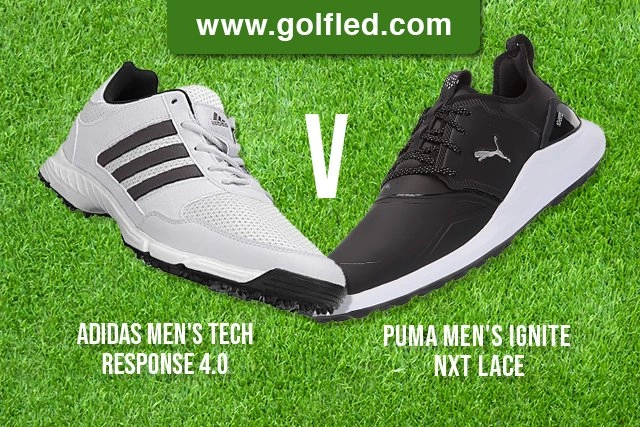 Adidas Men’s Tech Response 4.0 Golf Shoe Versus PUMA Men’s Ignite Nxt Lace Golf Shoe
